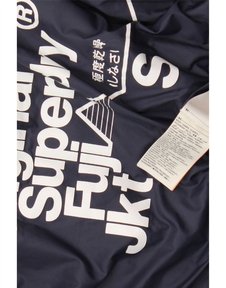 Γυναικείο μπουφάν SUPERDRY με επένδυση UK 10 Small Blue Polyester