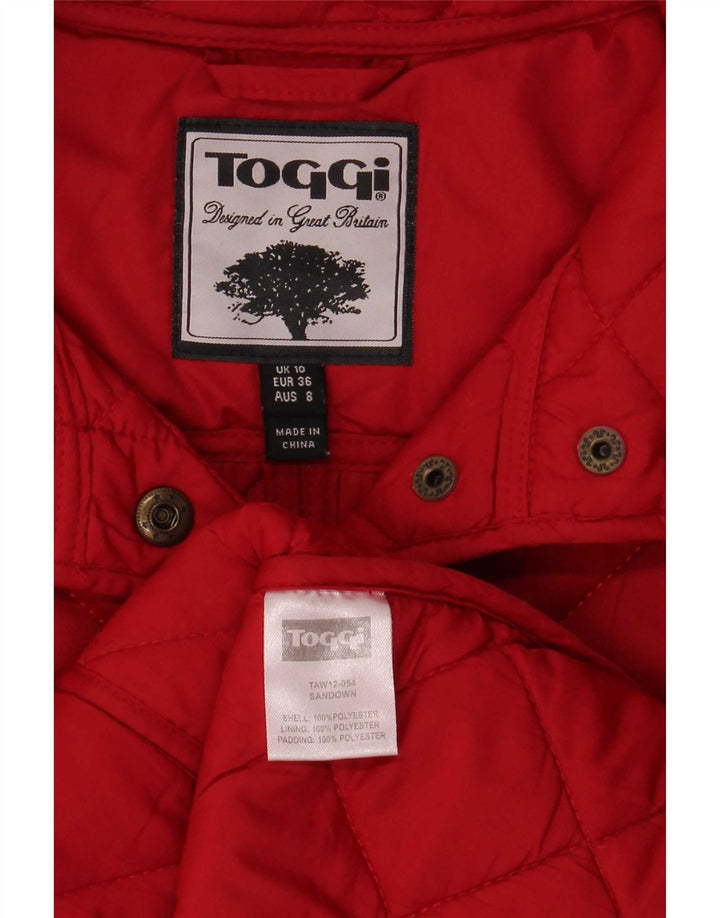 Toggi Γυναικείο Καπιτονέ μπουφάν UK 10 Small Red Polyester