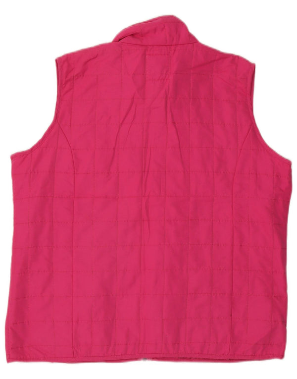 PACO Γυναικείο padded Gilet UK 18 XL Pink Polyester