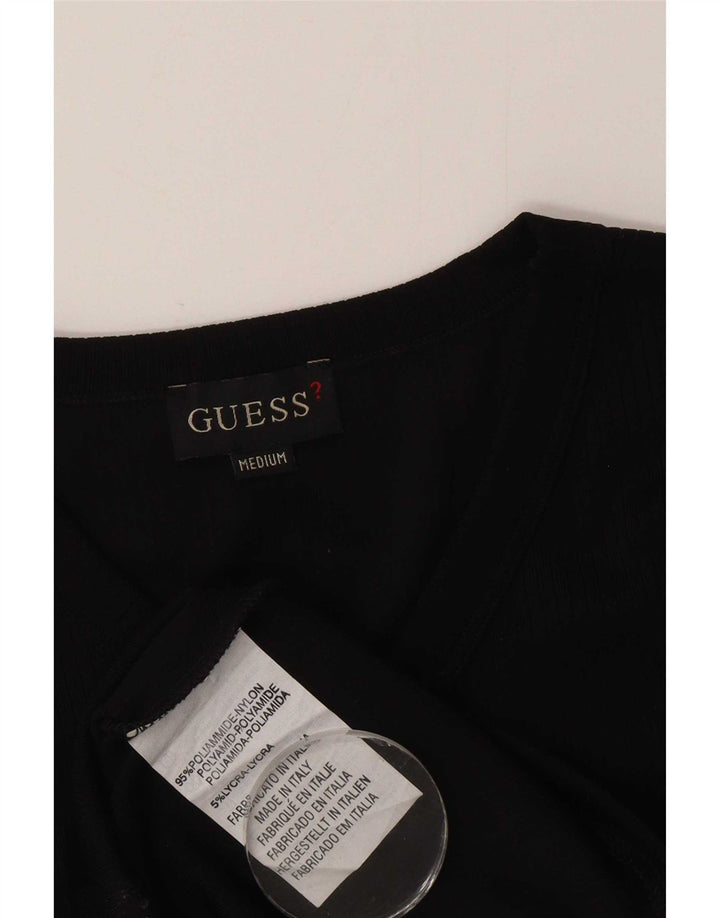 Ανδρικό T-Shirt Guess Top Medium μαύρο νάιλον