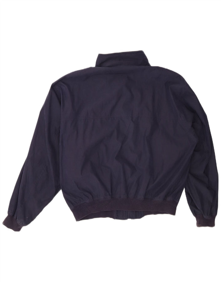 INVICTA Mens Bomber Jacket UK 40 Large Navy Blue Polyester