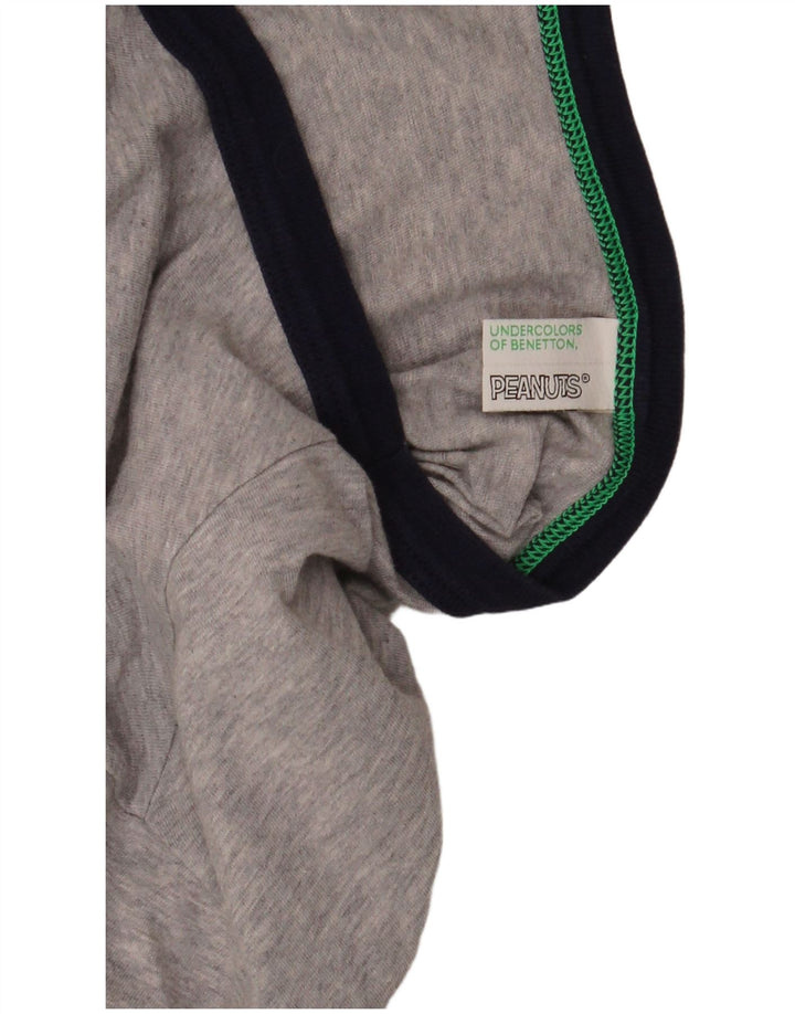 Γραφικό T-shirt Benetton Ανδρικά Peanuts Top Medium Grey