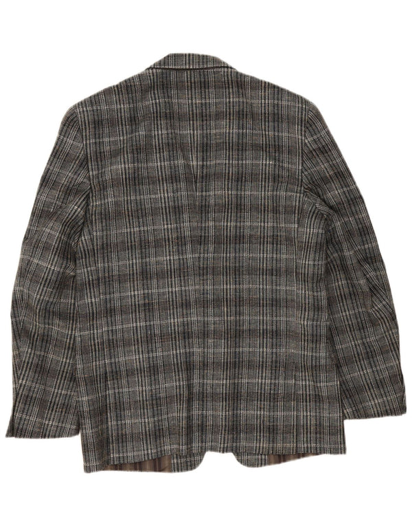 Vintage Ανδρικό σακάκι με 2 κουμπιά σακάκι UK 38 Medium Grey Check