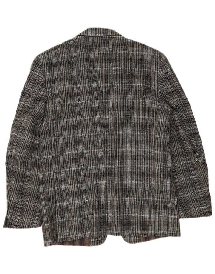 Vintage Ανδρικό σακάκι με 2 κουμπιά σακάκι UK 38 Medium Grey Check
