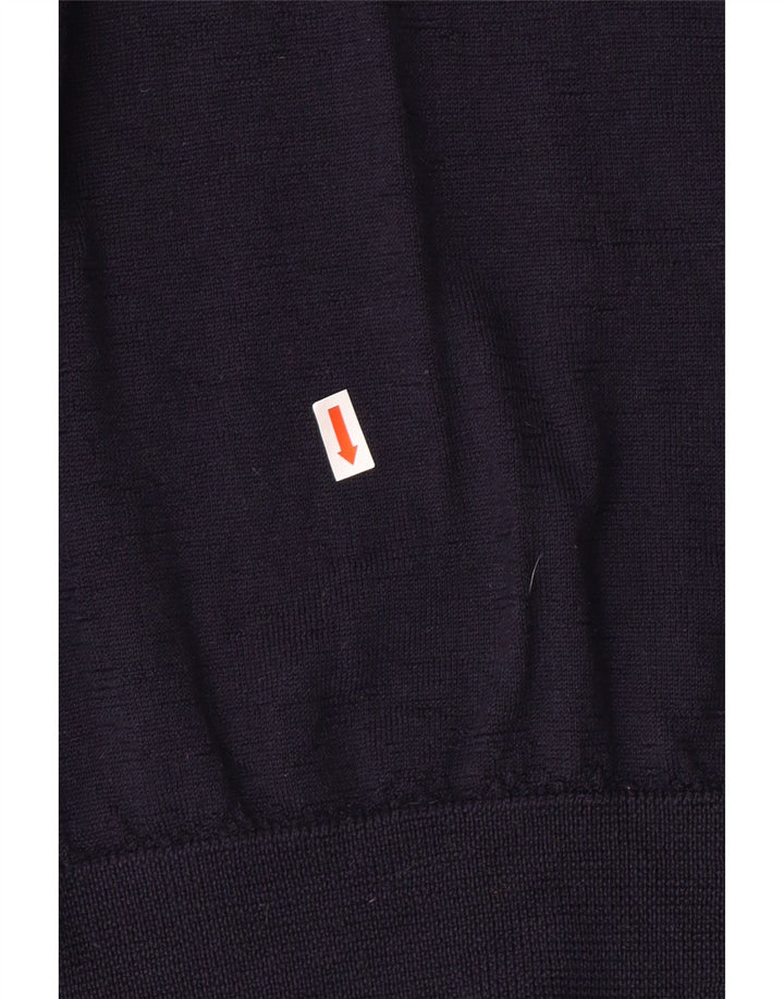 Ανδρικό πουλόβερ Lacoste Crew Neck Jumper Μέγεθος 4 Μεσαίο παρθένο μαλλί μπλε Navy