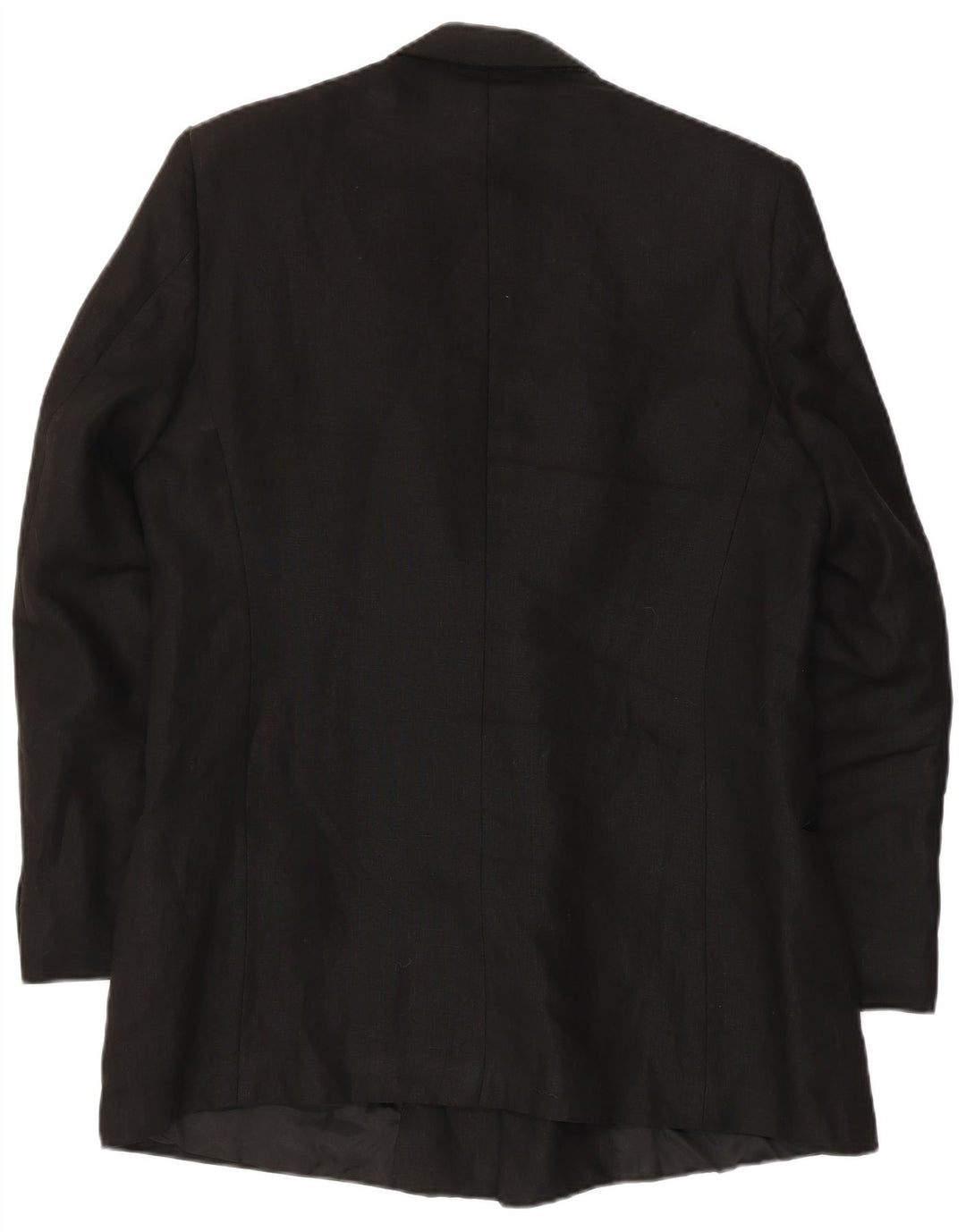 Vintage Ανδρικό σακάκι Blazer με διπλό στήθος UK 38 Medium Μαύρο Λινό
