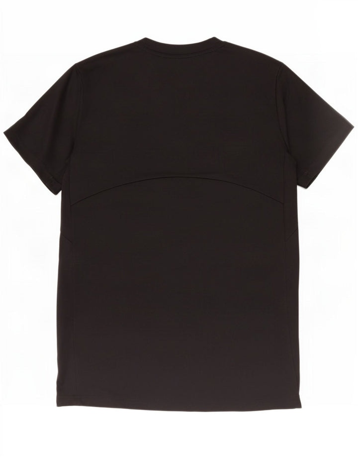 Γυναικείο γραφικό μπλουζάκι Adidas Top UK 12/14 Μεσαίο μαύρο πολυεστέρα