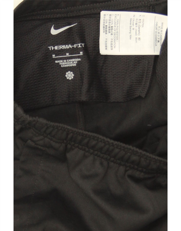 Ανδρικές φόρμες NIKE Therma-Fit Παντελόνια μεσαίου μαύρου πολυεστέρα