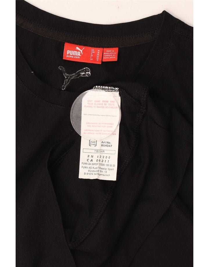 Γυναικείο γιλέκο γραφικών Puma UK 12 μεσαίο μαύρο βαμβακερό