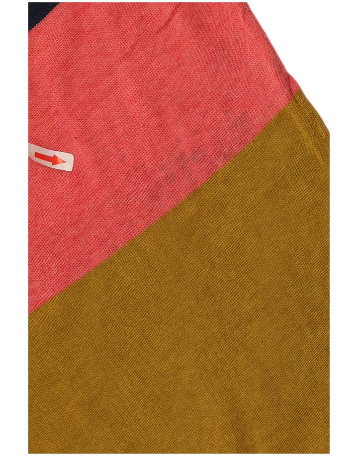 White Stuff Γυναικεία ζακέτα πουλόβερ UK 14 Μεγάλο πολύχρωμο μπλοκ