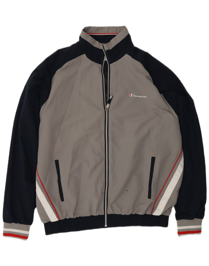 Ανδρική φόρμα Champion Top Jacket XL Grey Colourblock Polyester