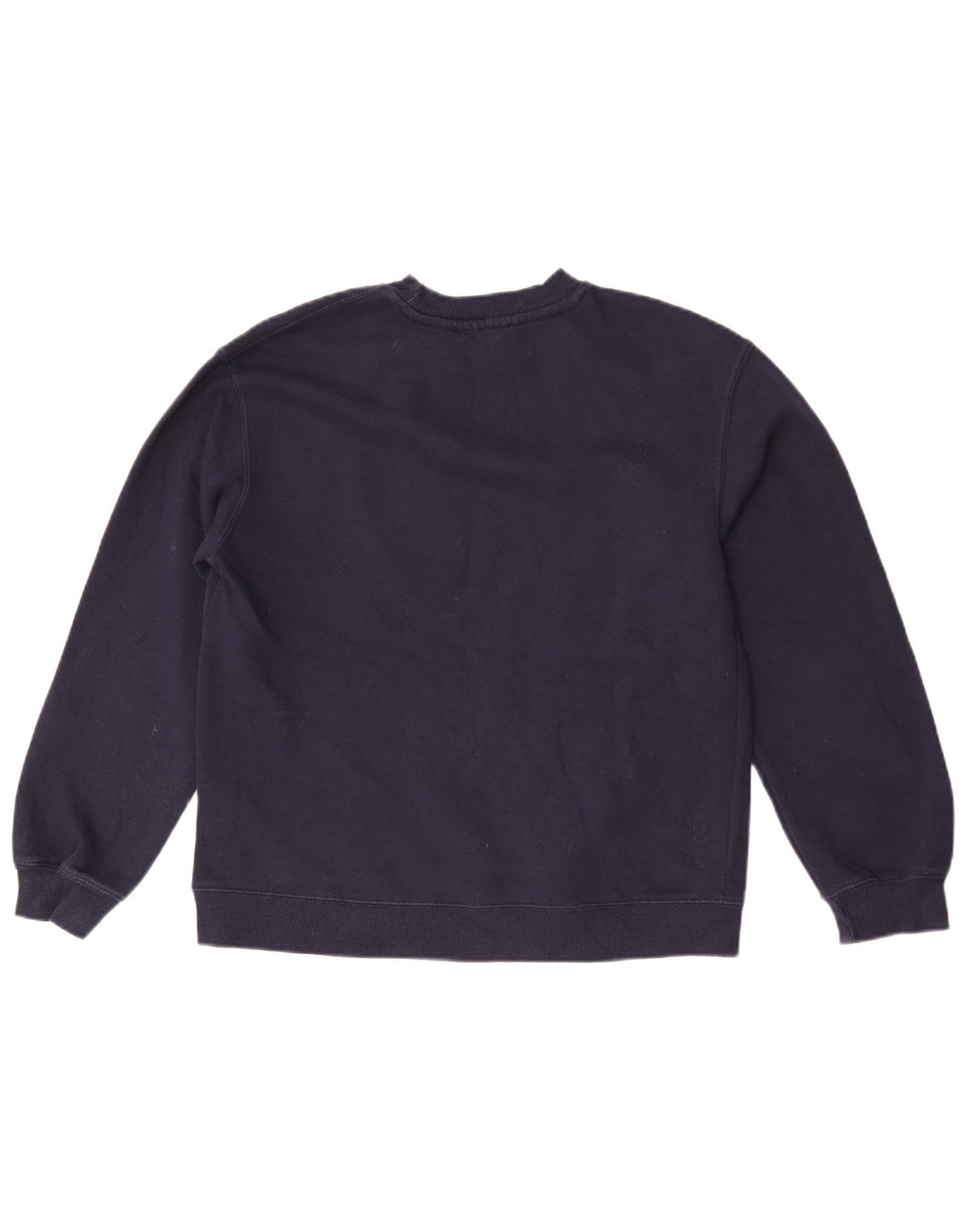 Zara Ανδρικό φούτερ Jumper Small Navy Blue Βαμβακερό