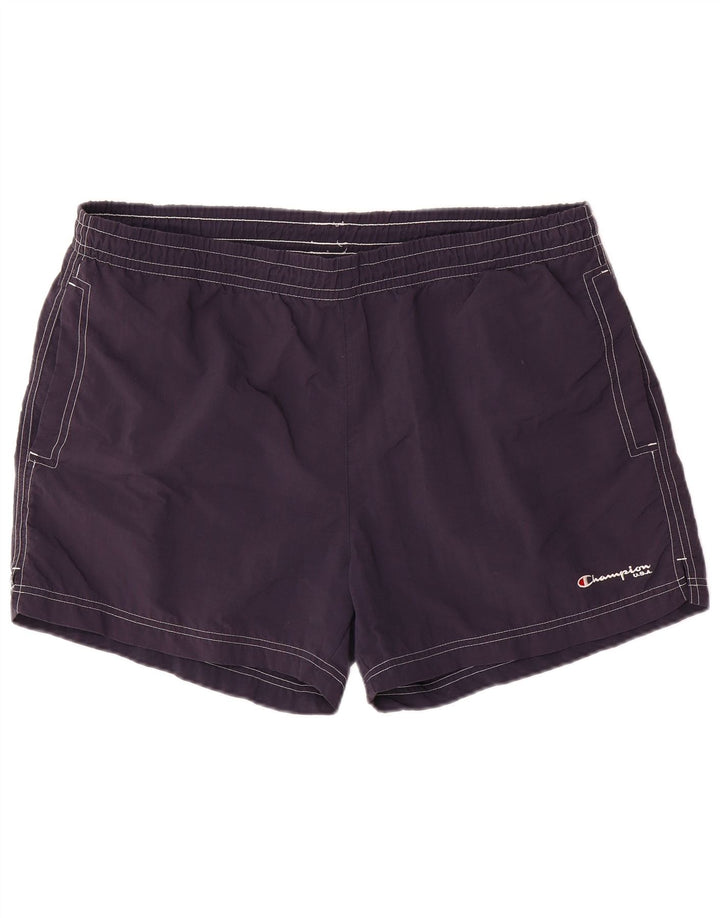 Ανδρικό σορτς κολύμβησης CHAMPION XL Navy Blue Polyamide
