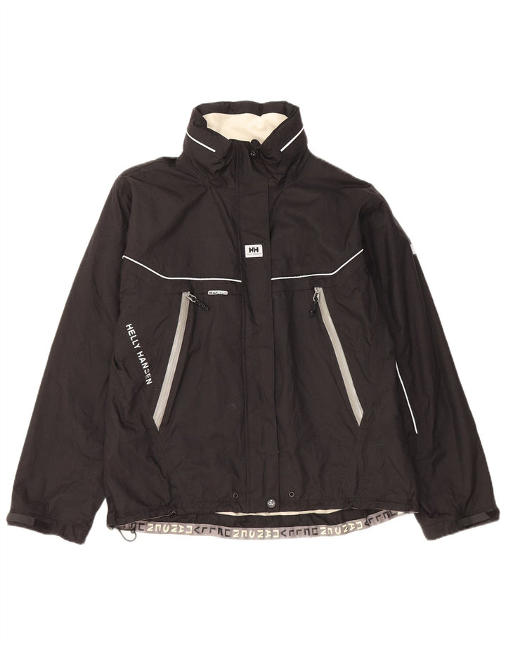 Helly Hansen γυναικείο μπουφάν με κουκούλα αντιανεμικό UK 10 Small Black Colourblock