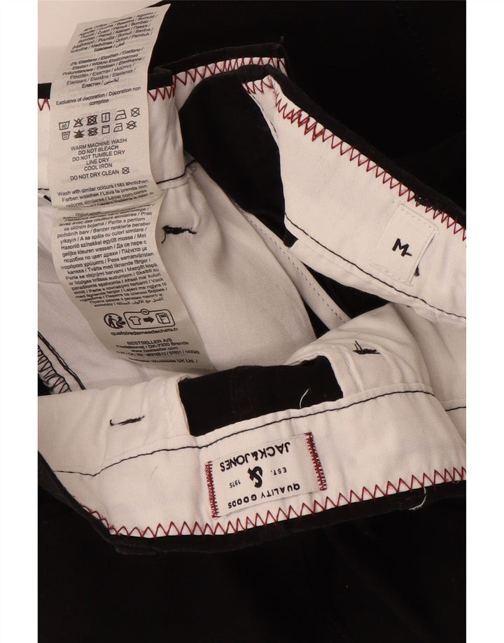 JACK & JONES Ανδρικό σορτς Chino Medium W32 Μαύρο βαμβακερό