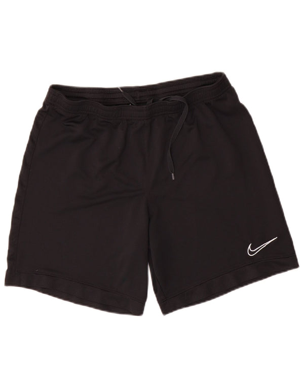 Ανδρικό αθλητικό σορτς Nike Dri Fit, μεγάλο μαύρο πολυεστέρα