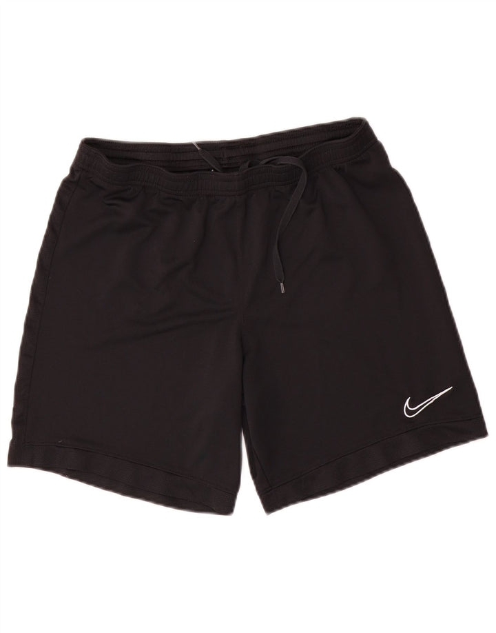Ανδρικό αθλητικό σορτς Nike Dri Fit, μεγάλο μαύρο πολυεστέρα