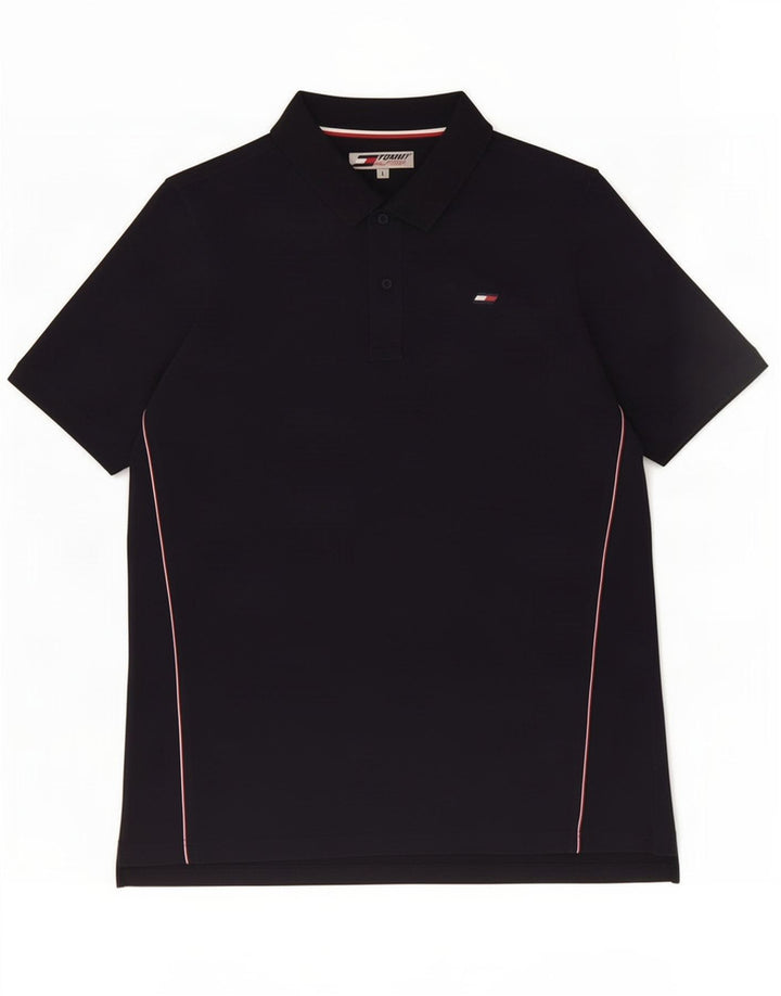 Tommy Hilfiger Ανδρικό πουκάμισο Polo Large Navy Blue