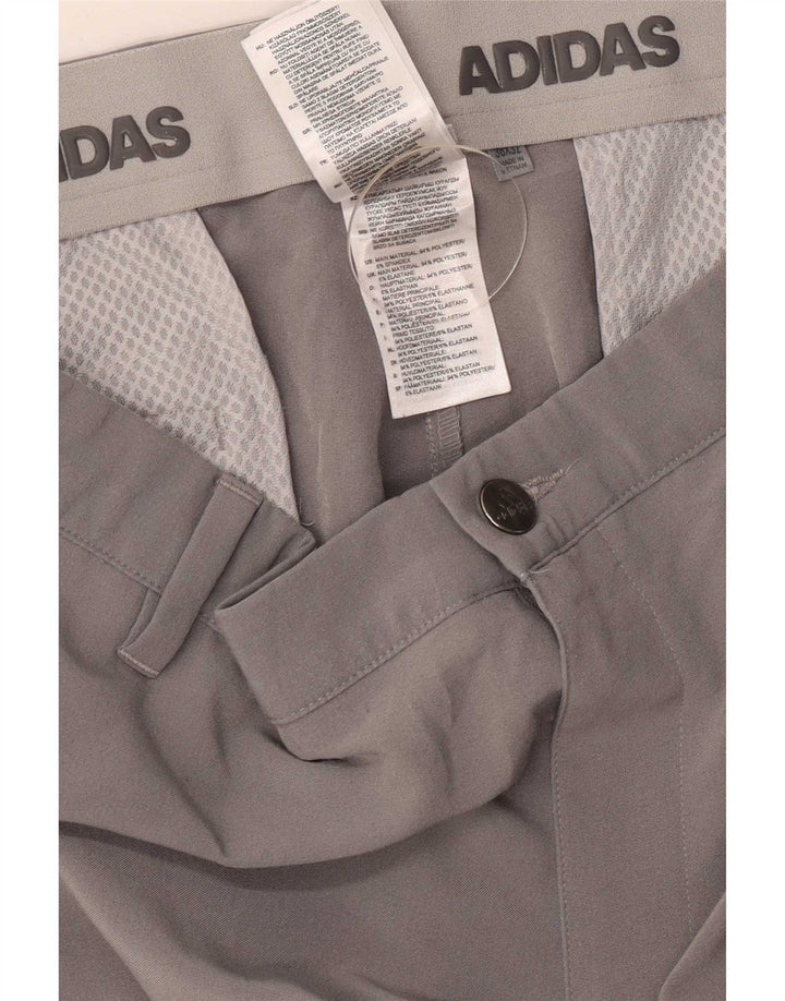 Ανδρικό ίσιο παντελόνι Chino Adidas W38 L32 Γκρι Πολυεστέρας