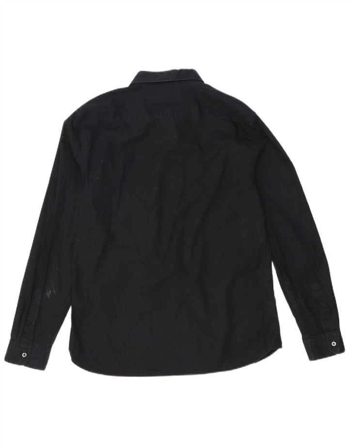 Γαλλικό Connection Ανδρικό Slim Πουκάμισο Μεγάλο Navy Blue από βαμβάκι
