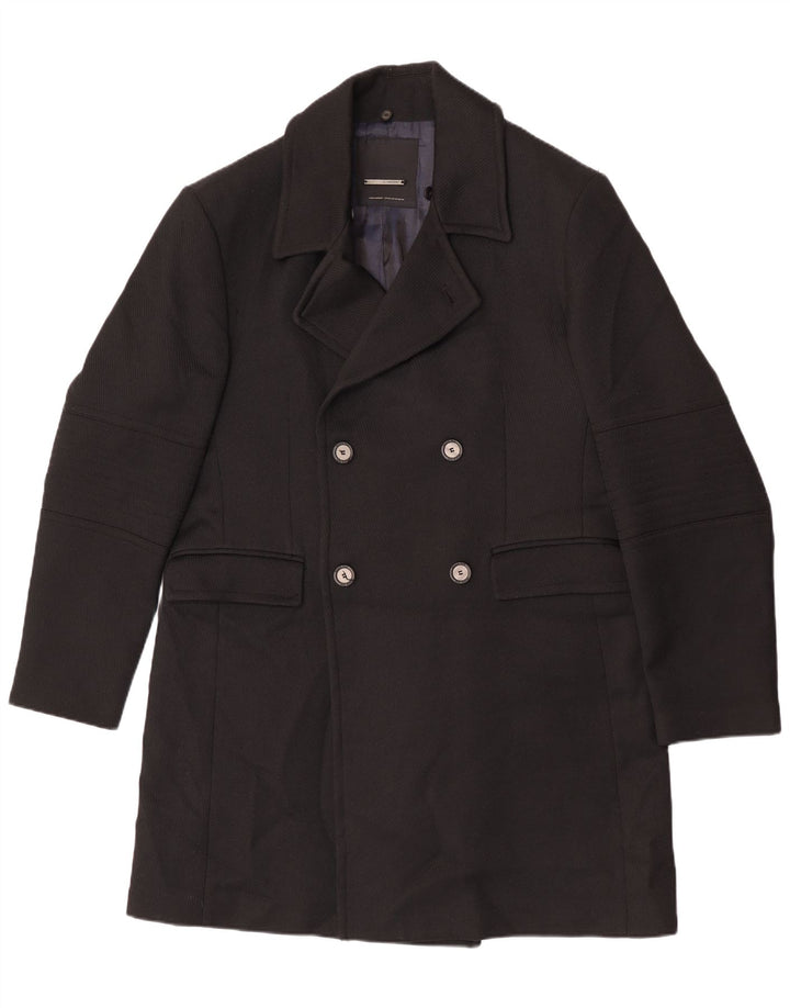 Zara Ανδρικό Παλτό UK 44 2XL Μαύρο
