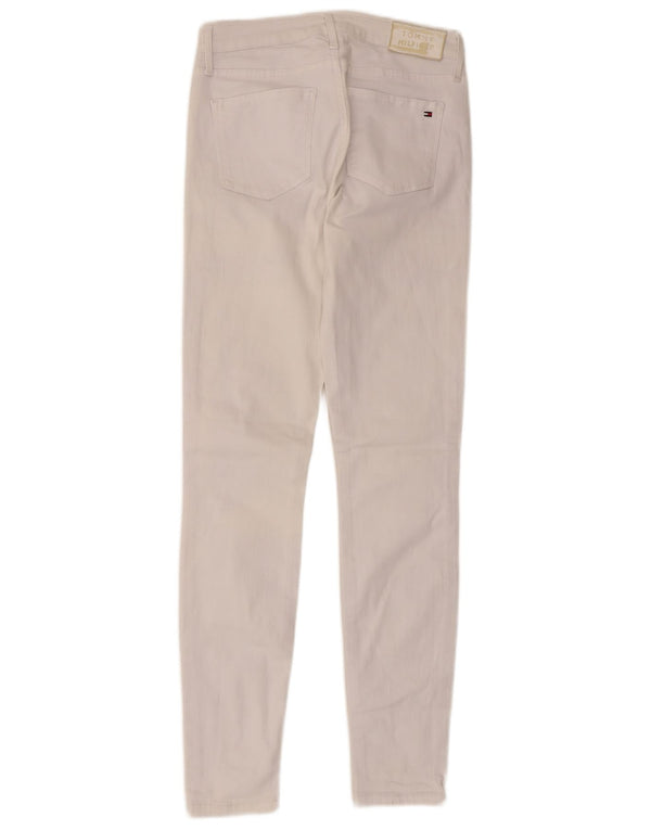 Tommy Hilfiger Γυναικείο Como Skinny Jeans W28 L32 Λευκό βαμβακερό