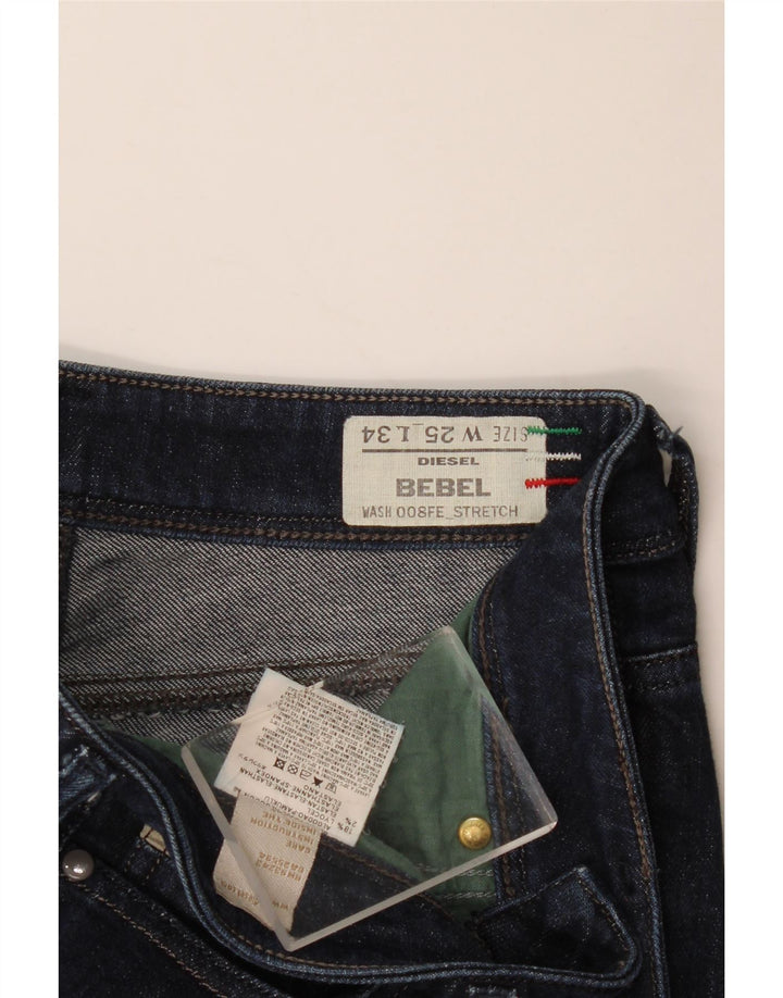 Diesel Γυναικείο τζιν BEBEL Bootcut W25 L30 Navy Blue Cotton