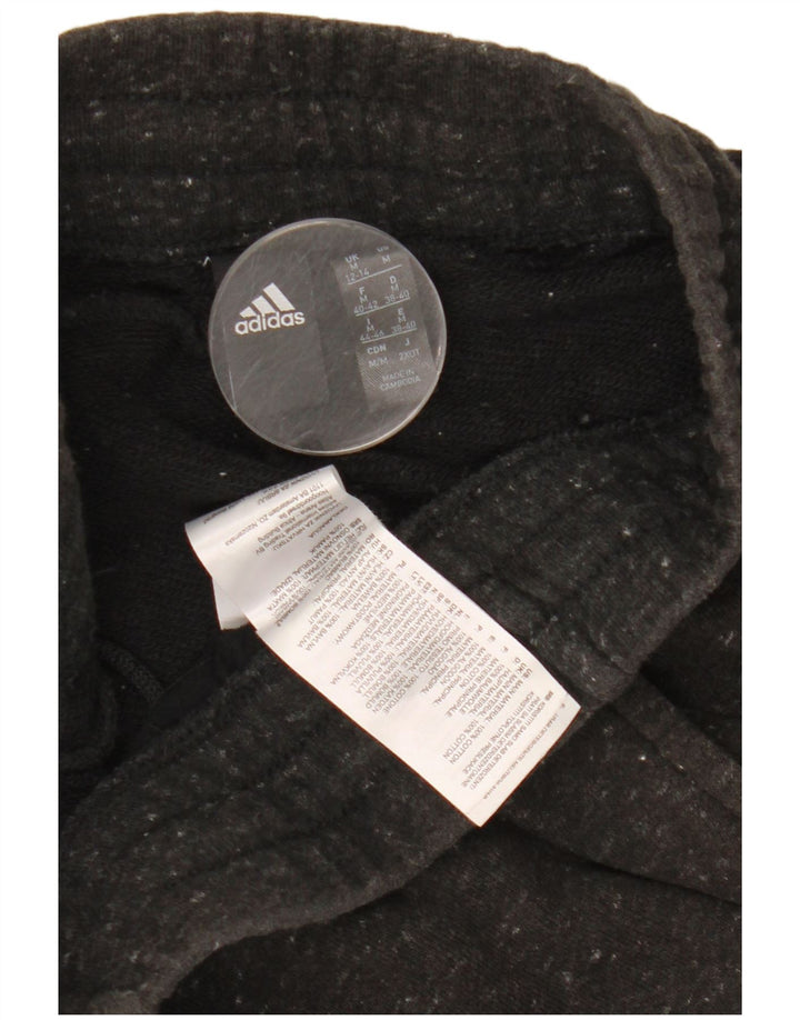 Γυναικεία φόρμα παντελόνια ADIDAS Crop UK 12/14 Βαμβακερά μεσαία γκρίζα