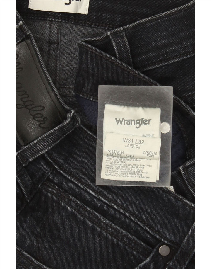 WRANGLER Ανδρικό τζιν Larston Slim W31 L32 Navy Blue Cotton
