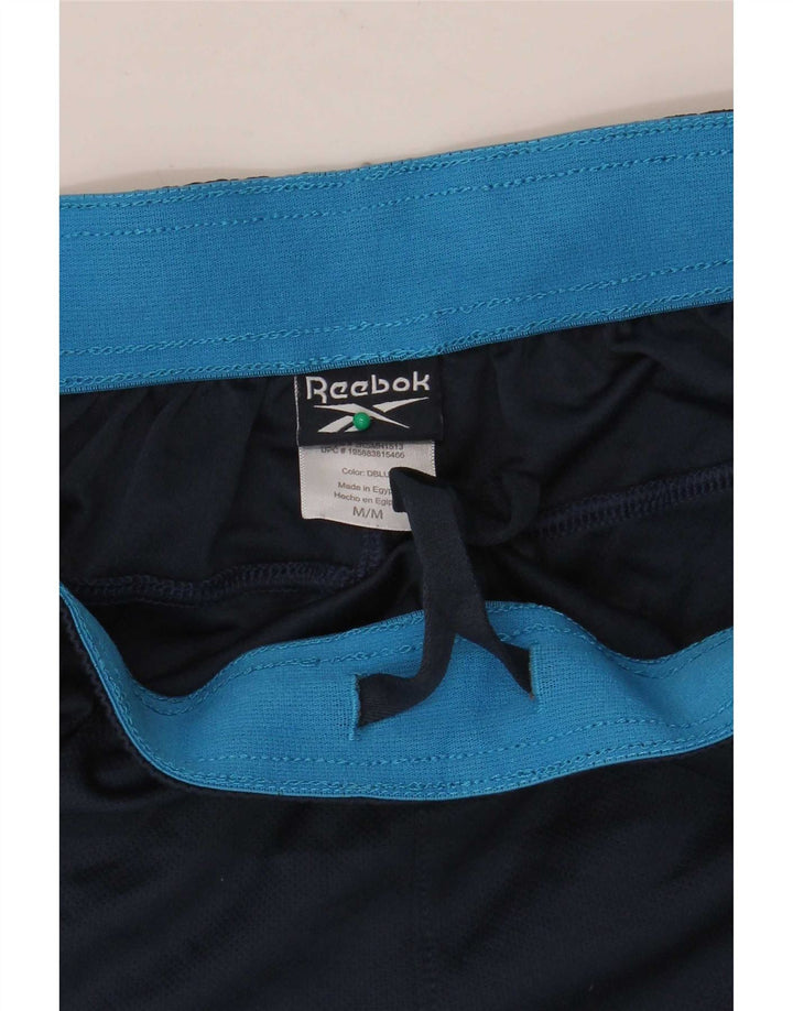 Ανδρικό αθλητικό σορτς Reebok με μεσαίο μπλε ναυτικό πολυεστέρα