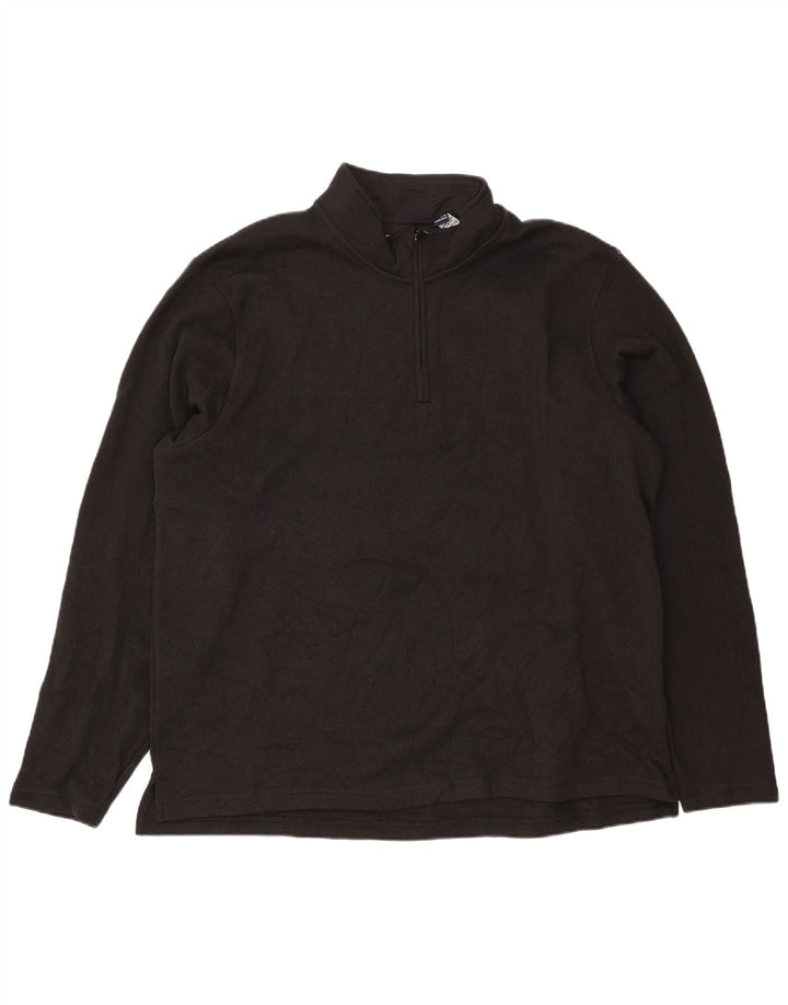 Ανδρικό φούτερ με φερμουάρ Wrangler Jumper XL Μαύρο πολυεστέρα
