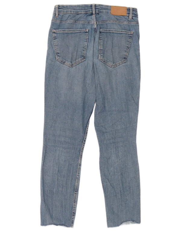 Zara Γυναικείο Cropped Jeans EU 36 XS W26 L24 Μπλε βαμβακερό