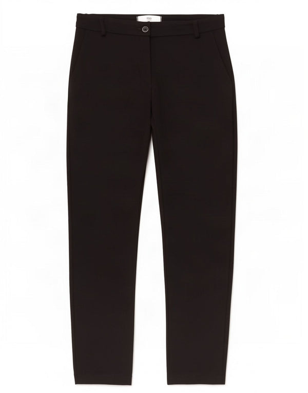 Brax γυναικείο ίσιο παντελόνι Chino UK 8 Small W28 L28 Black Viscose