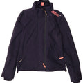 Superdry Γυναικείο Windcheater Windbreaker Jacket UK 10 Small Navy Blue Nylon