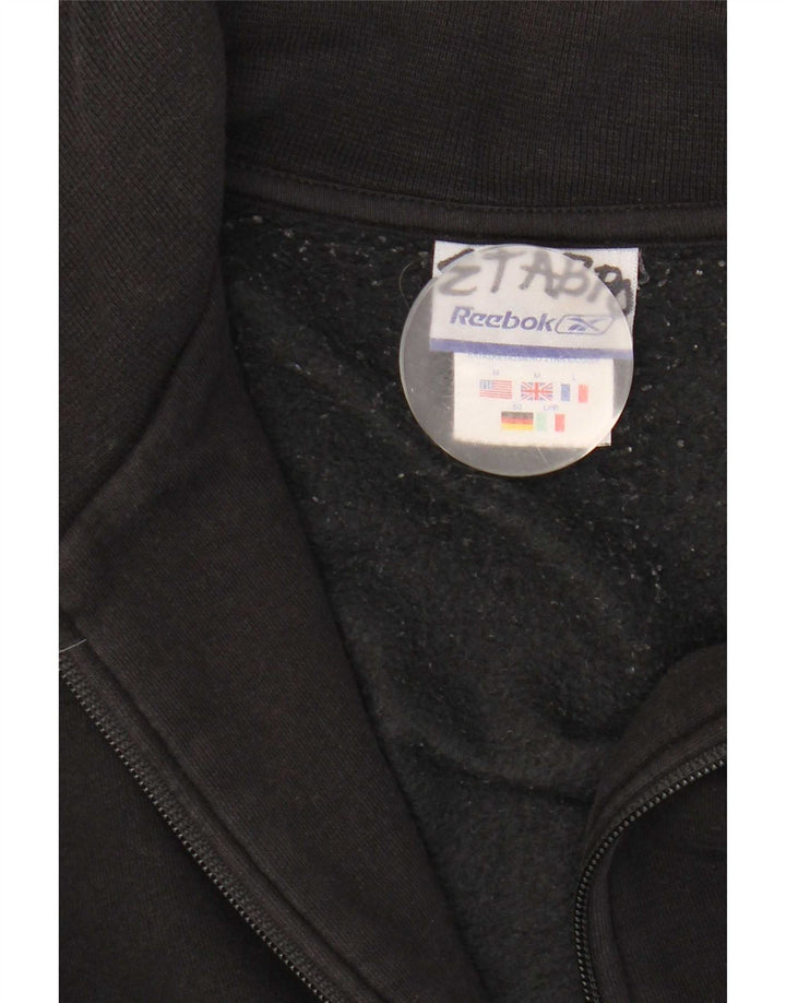 Ανδρική φόρμα Reebok Top Jacket Μεσαίο μαύρο βαμβακερό