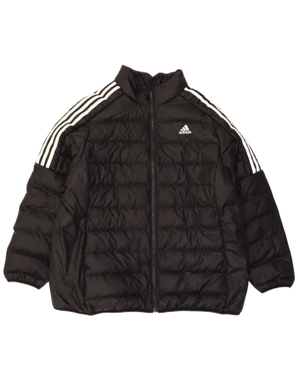 Adidas Γυναικείο μπουφάν με επένδυση UK 20/22 XL μαύρο πολυεστέρα