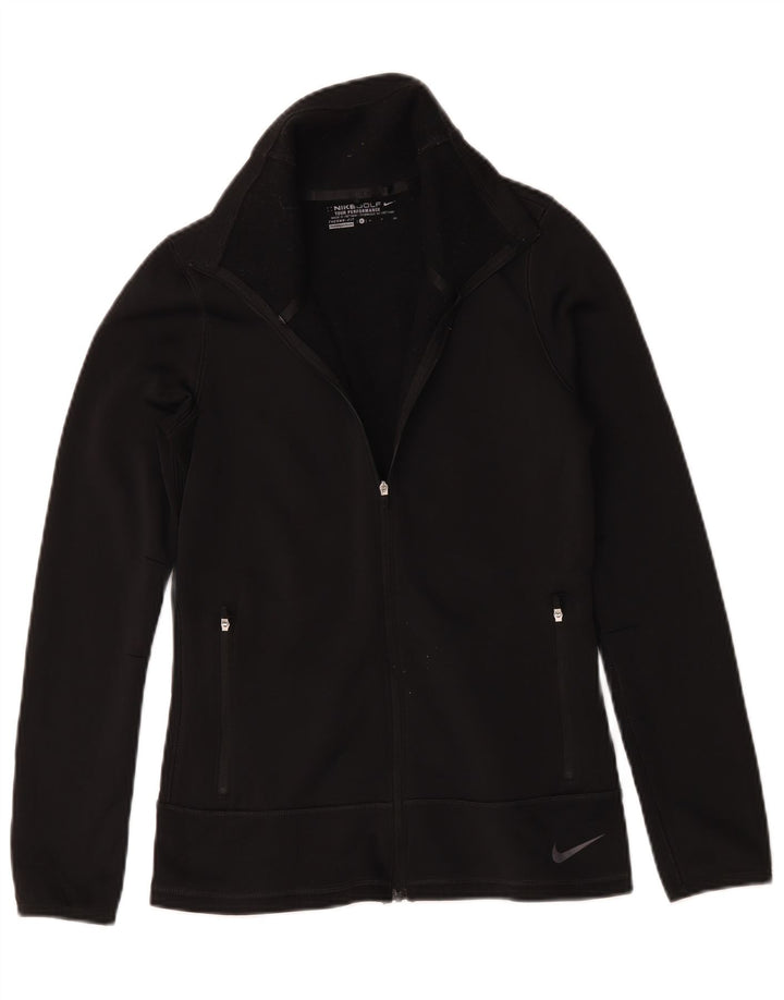 Γυναικεία φόρμα Nike Therma-Fit Top Jacket UK 10 Small Black Polyester