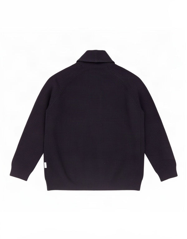 Ανδρικό πουλόβερ ζακέτα Marks & Spencer 2XL Navy Blue Polyester