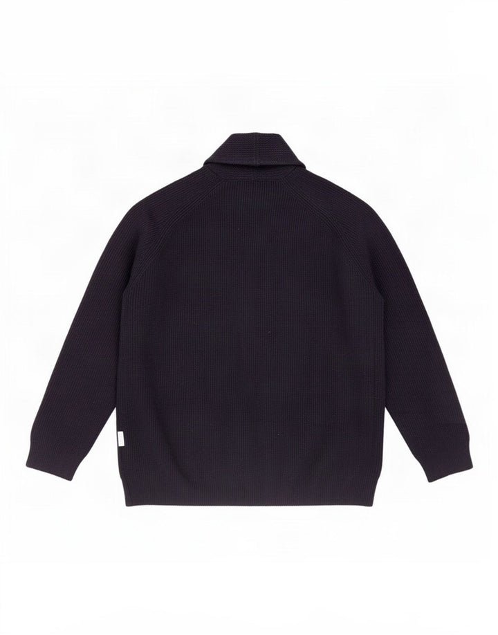 Ανδρικό πουλόβερ ζακέτα Marks & Spencer 2XL Navy Blue Polyester