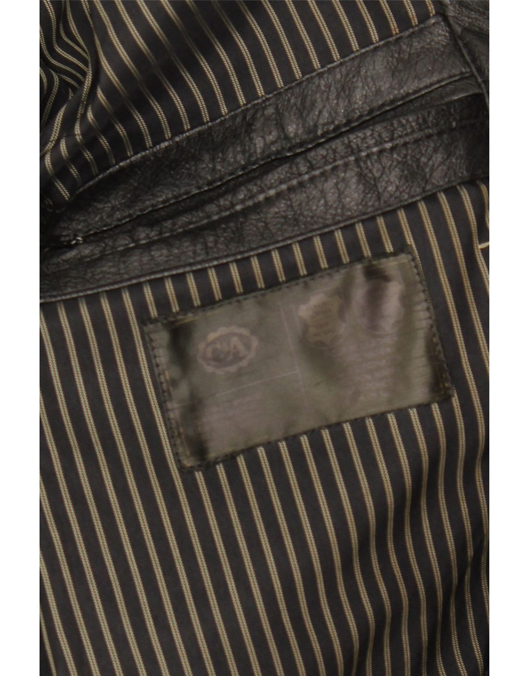 C & A Ανδρικό Δερμάτινο Μπουφάν EU 54 2XL Μαύρο Δερμάτινο