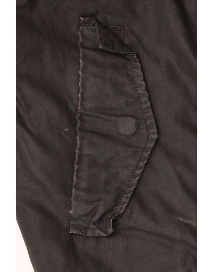Zara Ανδρικό Bomber Jacket UK 40 Large Brown Βαμβακερό