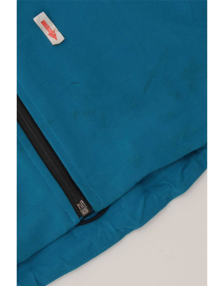 Ανδρικό μπουφάν βροχής με κουκούλα North Face UK 40 Large Blue