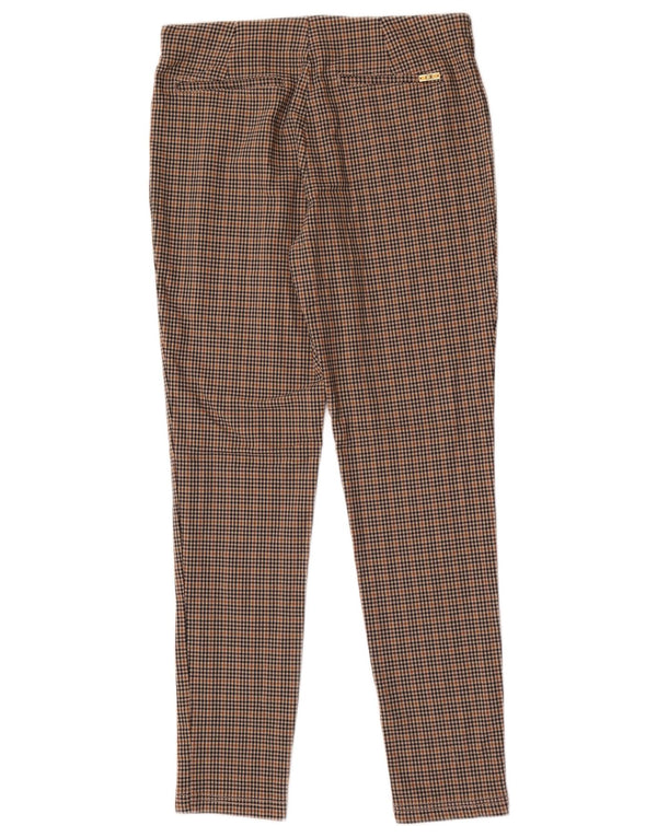 Calvin Klein Γυναικείο Skinny Casual Παντελόνι US 6 Small W28 L27 Brown Check