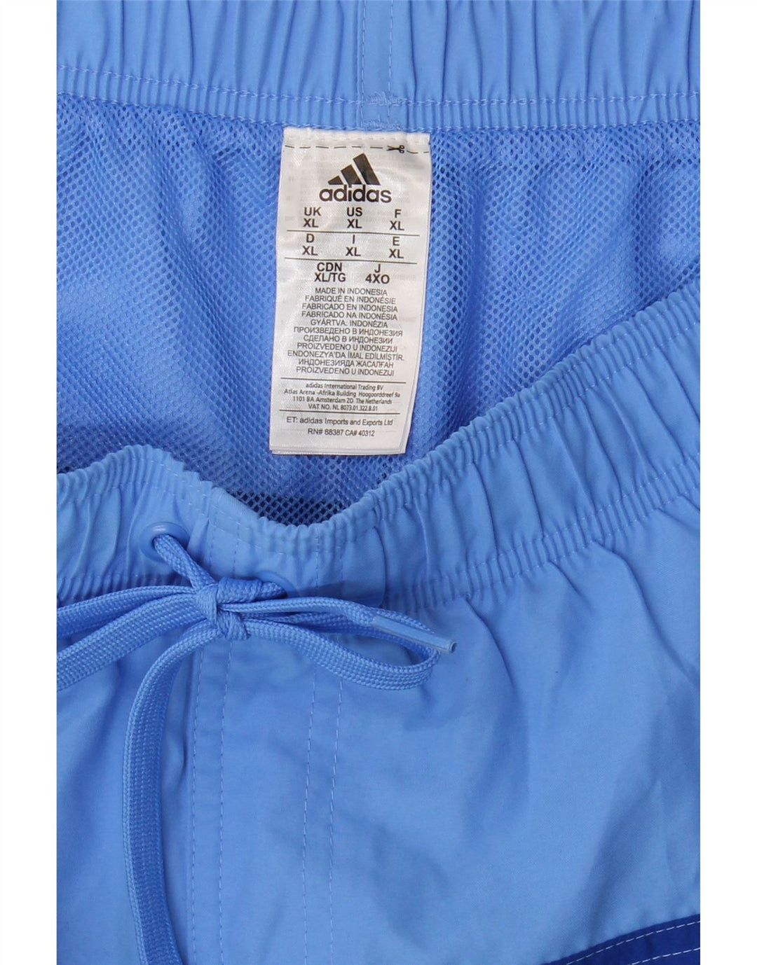Ανδρικό σορτς κολύμβησης Adidas XL Blue Colourblock Polyester