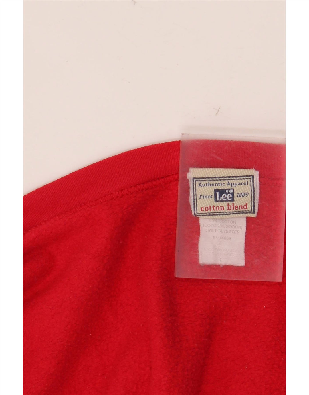Ανδρικό φούτερ LEE Jumper XL Κόκκινο βαμβακερό