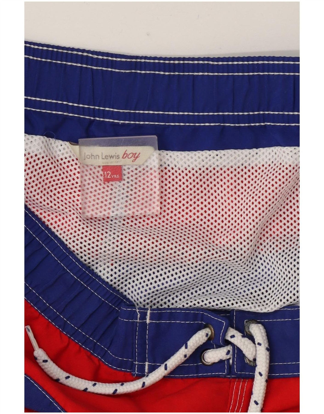 John Lewis Boys Swimming Short 11-12 Years Red ριγέ
