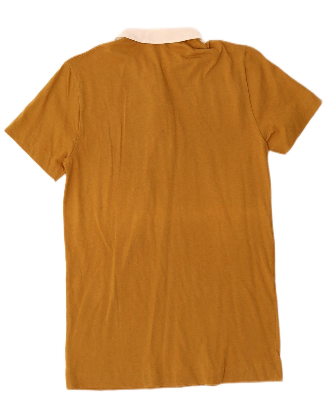 BENETTON Γυναικείο Πόλο Μπλουζάκι UK 6 XS Καφέ Βαμβακερό