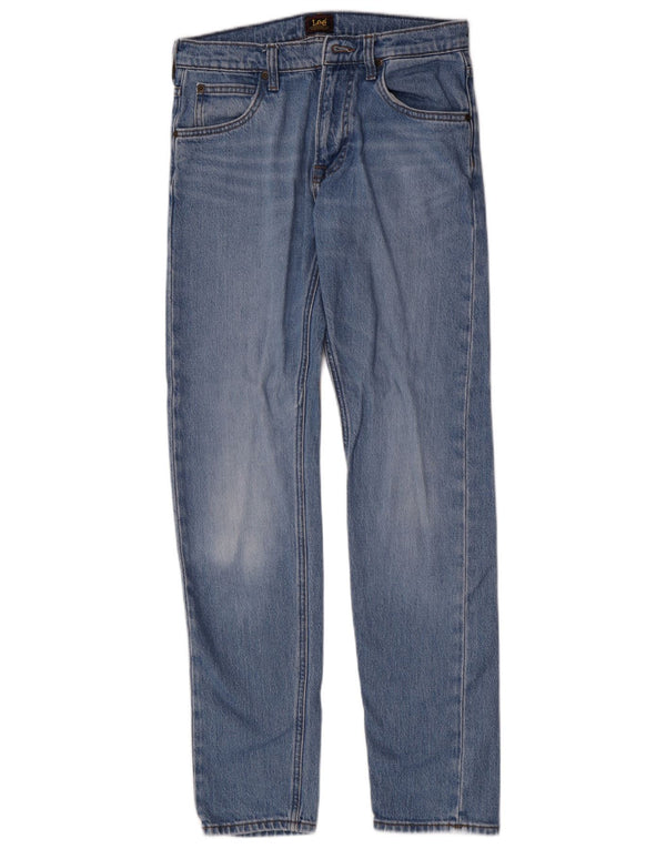 Lee Mens Rider Slim Straight Jeans W28 L32 Μπλε βαμβακερό