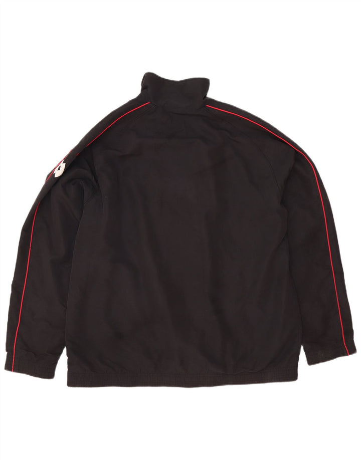 Ανδρική φόρμα Lotto Top Jacket XL Μαύρο πολυεστέρα
