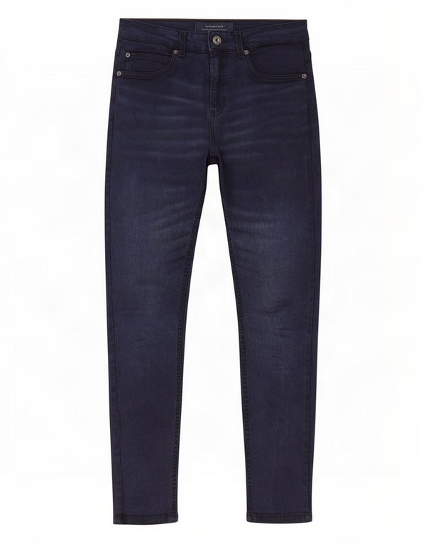 Zara Ανδρικό Skinny Casual Παντελόνι Medium W30 L30 Navy Blue